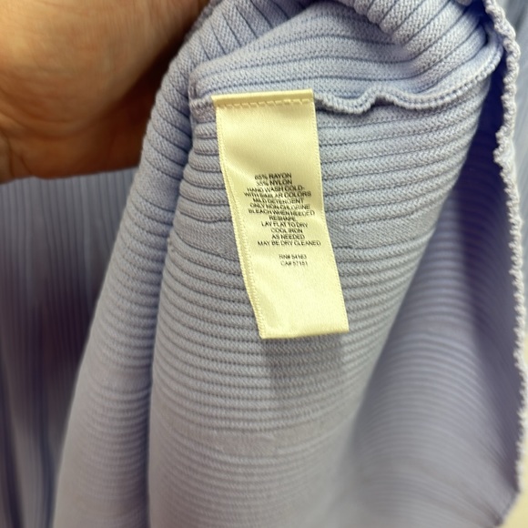 Eliza J Fit & Flare Sweater Dress periwinkle blue Size xs - Picture 8 of 9